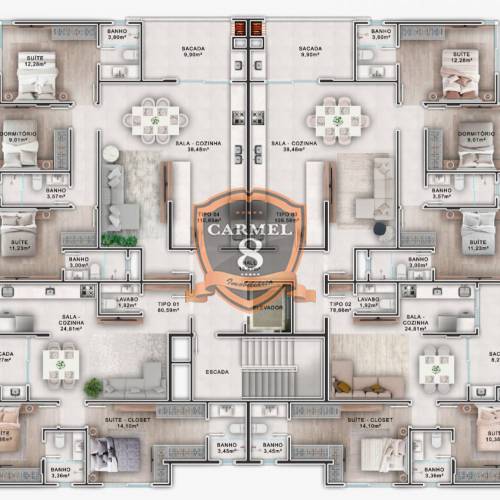 Costa Azul coberturas duplex