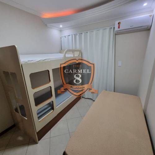 Apto 2 quartos em residencial com piscina para 6 p