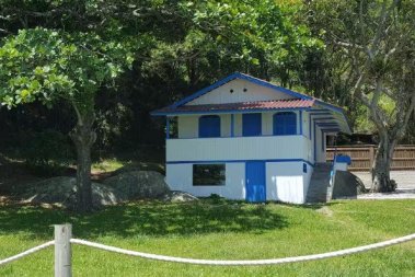 Casa Frente Mar linda areá externa